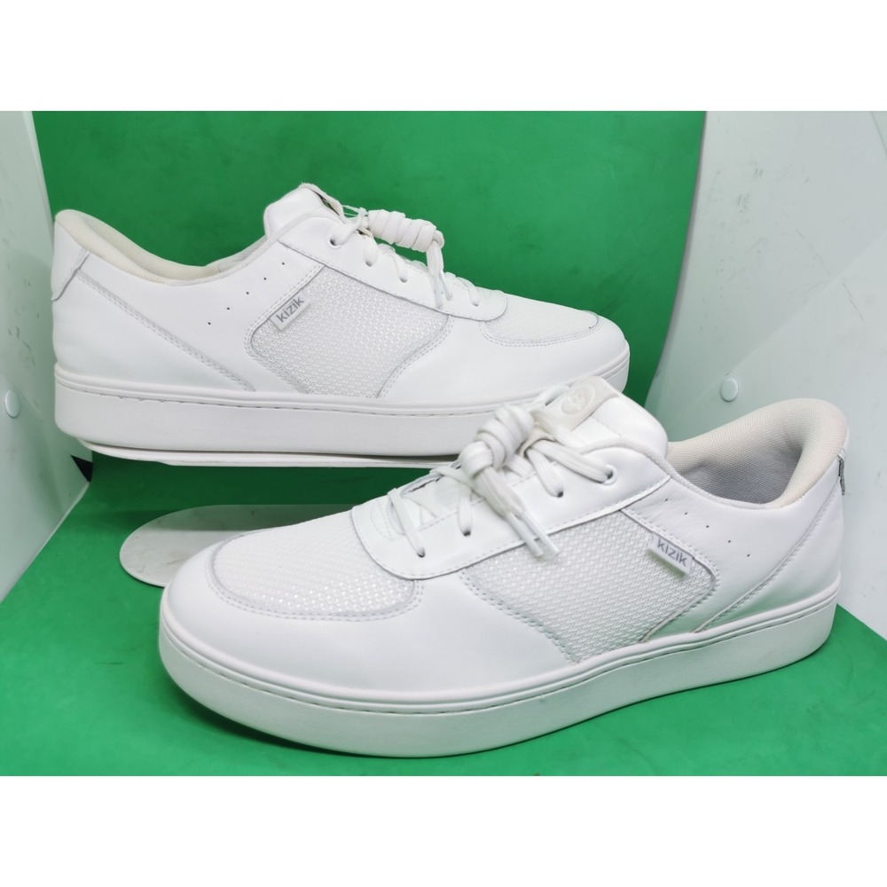 NEW KIZIK OSLO MENS SIZE 12 ATHLETIC SNEAKERS WHITE SHOES